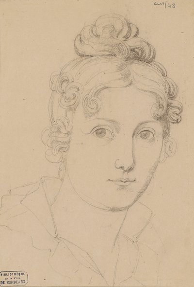 Selvportræt, ca. 1830. af Maria del Rosario Weiss Zorrilla