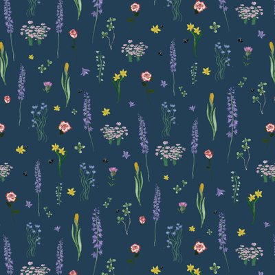 Kroningsblomster, blå, 2023 af Marianna Kulukundis