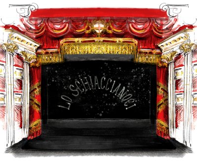 La Scala, 2018 (akvarel på papir, digital) af Marianna Kulukundis