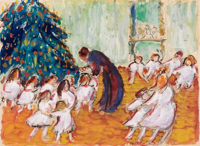 Juletræ, 1911. af Marianne von Werefkin