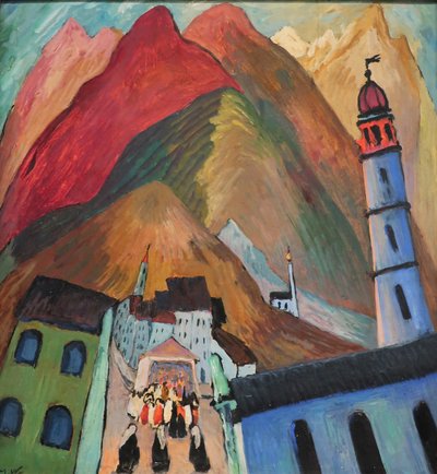 1924 Werefkin-optog nær Ascona af Marianne von Werefkin