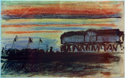 Familiepool i Zingst af Marianne von Werefkin