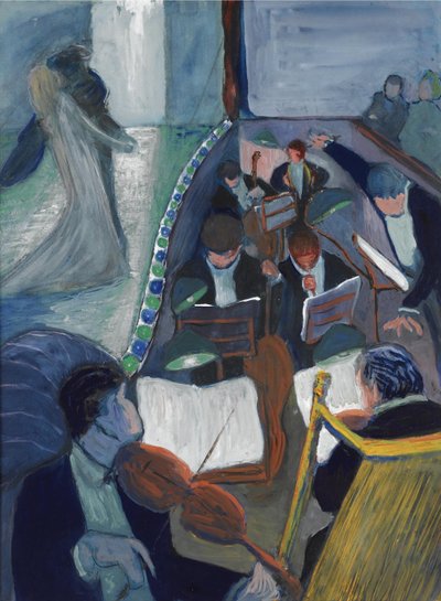 I teatret I, 1906-1907 af Marianne von Werefkin