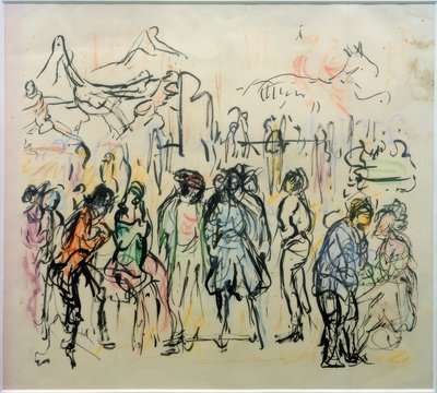 Karneval scene af Marianne von Werefkin