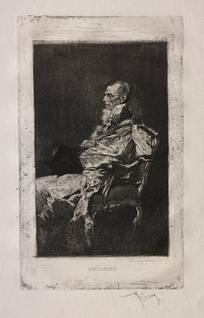 Diplomat af Mariano Fortuny y Marsal
