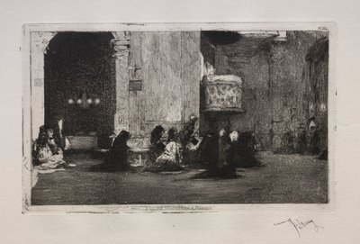 St. Joseph Kirke i Madrid. af Mariano José María Bernardo Fortuny y Carbó