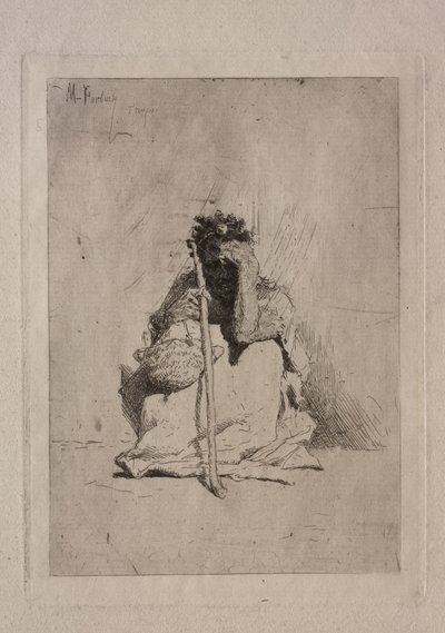 Siddende Tigger. af Mariano José María Bernardo Fortuny y Carbó