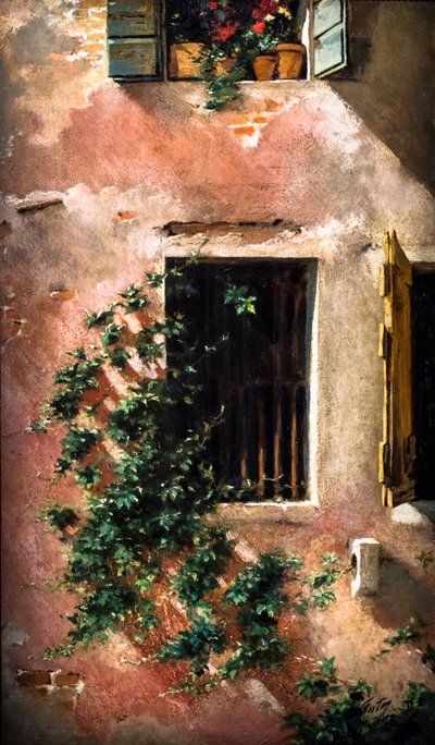 The Windows (olie på lærred) af Mariano Fortuny y Madrazo