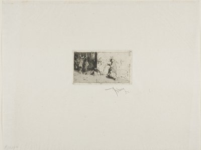 En gade i Sevilla af Mariano Fortuny y Marsal