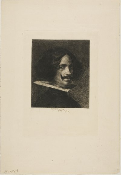 Portræt af Velasquez af Mariano Fortuny y Marsal