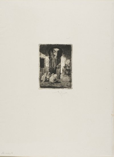 Tanger, Arabes Assis af Mariano Fortuny y Marsal