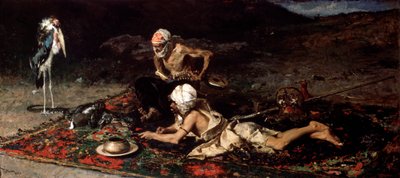 Slangebekæmperne, 1870. af Mariano José María Bernardo Fortuny y Carbó