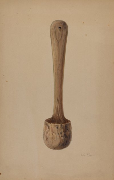 Kartoffelmoser, ca. 1937. af Marie Alain