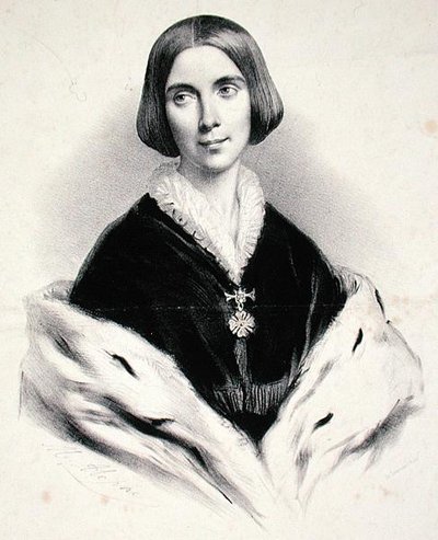 Madame Catinka de Dietz (litho) af Marie Alexandre (after) Alophe