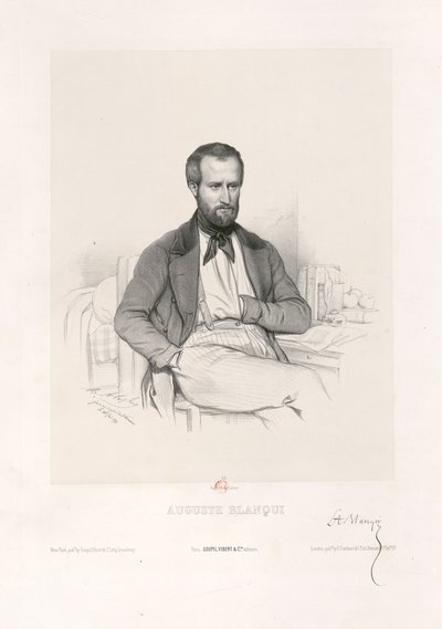 Marie-Alexandre Alophe - Auguste Blanqui af Marie Alexandre Alophe