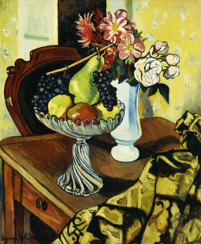 Stilleben med frugtskål, 1918 af Marie Clementine Valadon