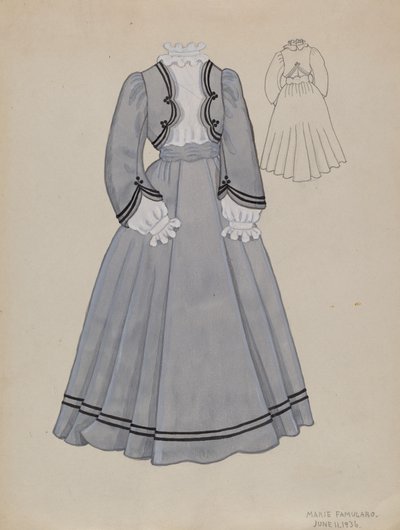 Kjole, 1936. af Marie Famularo