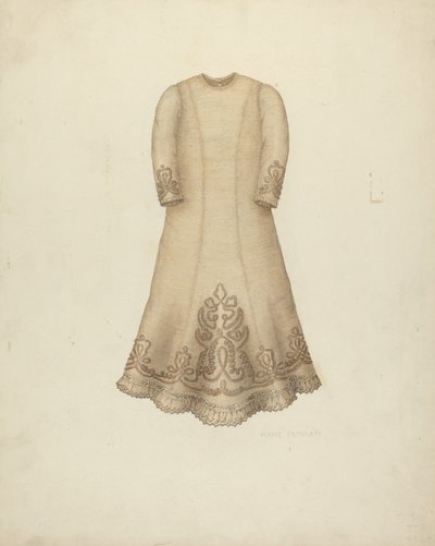 Spædbarnskjole, ca. 1938. af Marie Famularo