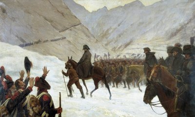 Passagen af Grand-Saint-Bernard, 20. maj af Marie Felix Edmond de Boislecomte