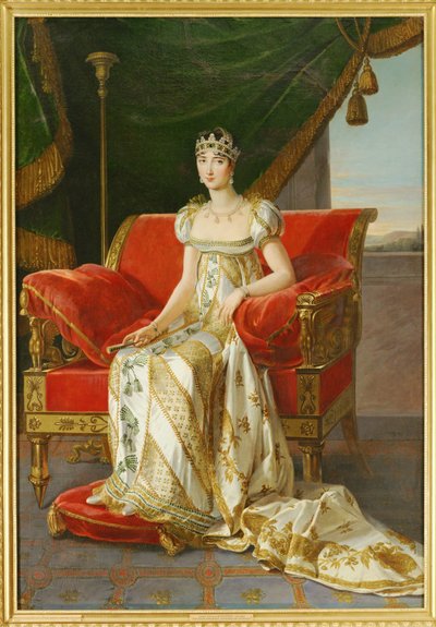 Pauline Bonaparte, søster til Napoleon I (maleri på lærred) af Marie Guilhelmine Benoist