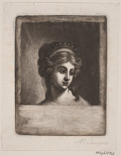 Kvindehoved af Marie Jeanne Clemens