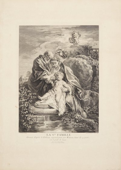 Den hellige familie (La Ste Famille) af Marie Jeanne Renard Dubos