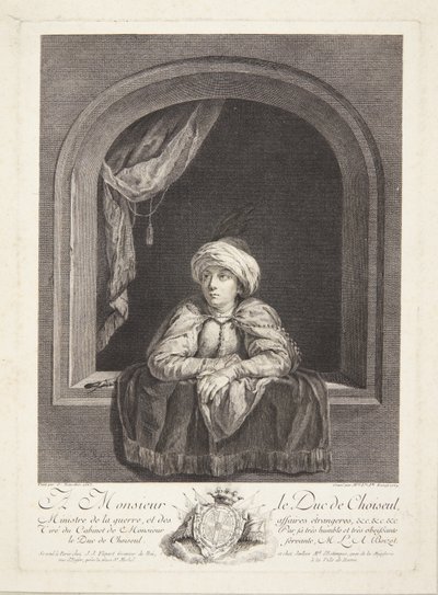 En dreng med turban i et vindue af Marie Louise Adélaïde Boizot