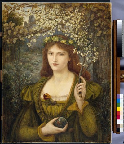 Madonna Pietra Degli Scrovigni af Marie Spartali Stillman