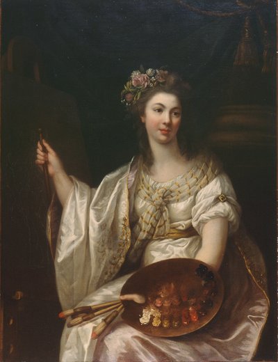 Fransk: Allégorie de la peinture Allegori om maleri af Marie Victoire Lemoine