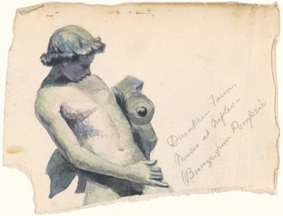Drunken Faun, Museo i Napoli af Marietta Minnigerode Andrews
