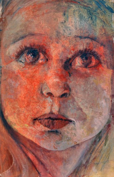 Vultus, 2014 (olie på lærred) af Marina Falco