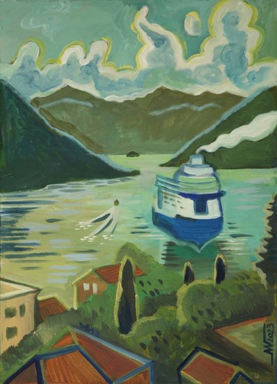 Kyst- og fjordkrydstogtskib af Marina Gorkaeva