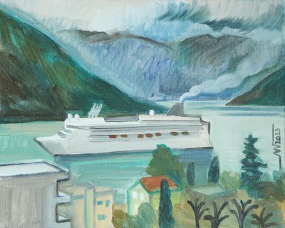 Mountain Fjord-krydstogt af Marina Gorkaeva