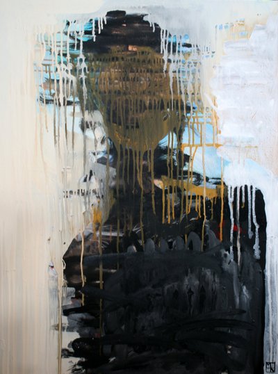 Mørk abstrakt figur af Marina Nelson