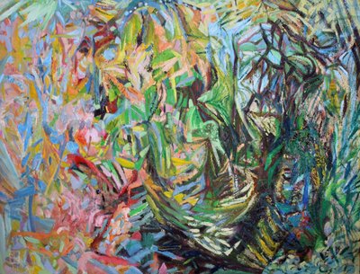 Frodig tropisk vegetation af Marina Nelson