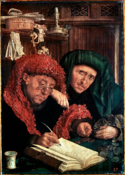 Skatteopkræverne, mellem 1490 og 1567. af Marinus van Reymerswaele