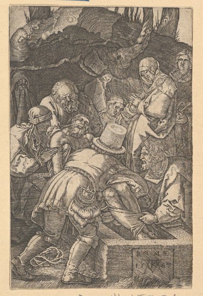 Begravelsen, 1567. af Mario Cartaro