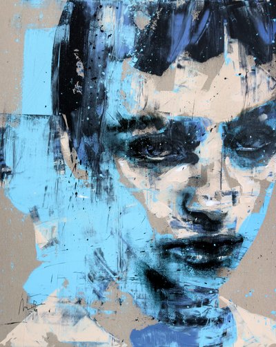 Somnium No. 1, Series XIV, 2024 (akryl og olie på omvendt lærred) af Mario Henrique