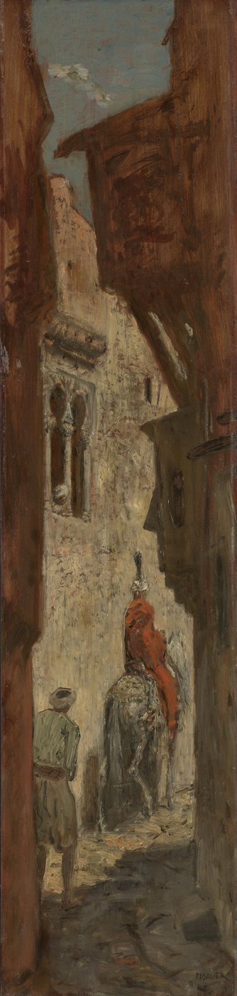Den orientalske gade af Marius Alexander Jacques Bauer