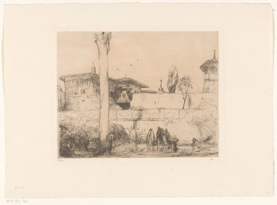 Bachi-Seraï-paladset på Krim af Marius Bauer (signed by artist)