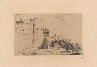 Templeturn i Palitana af Marius Bauer (signed by artist)