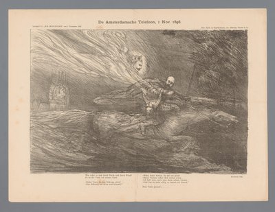 The Amsterdam Phone, 1. nov. 1896 (titel på objekt) af Marius Bauer