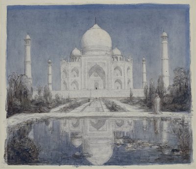 Taj Mahal ved måneskin af Marius Bauer