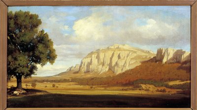 Udsigt over Sainte Baume-massivet af Marius Engaliere