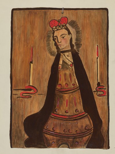 Altertavle, ca. 1937. af Marjery Parish