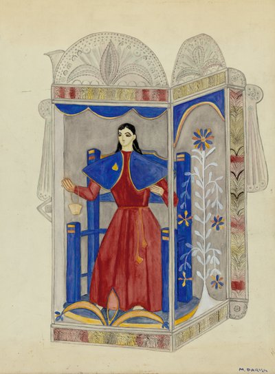 Tin Nicho med Santo Nino, ca. 1937. af Marjery Parish