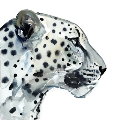 Fokus, 2015, (akvarel på papir) af Mark Adlington
