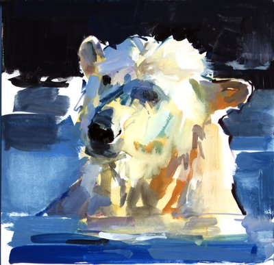 Ice is Life, 2016, (akvarel på papir) af Mark Adlington