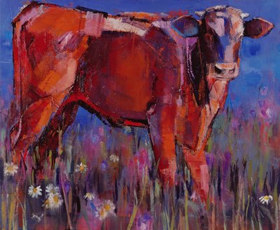 Rød kalv, Cazalla de la Sierra, 1999 af Mark Adlington