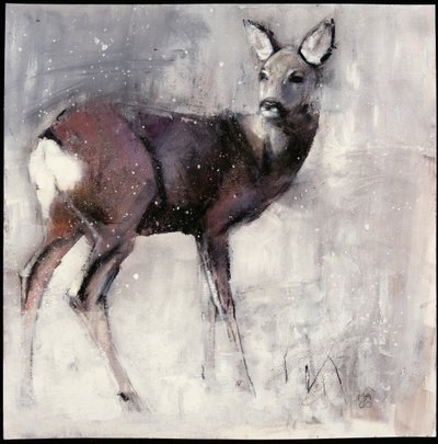 Roe Doe, 2000 (blandet medier på papir) af Mark Adlington